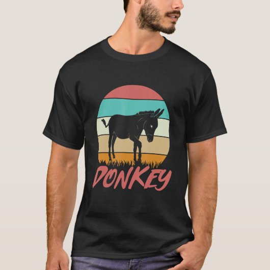 Donkey Muli Fan Long Ear Donkey Mule T-Shirt (Vorderseite)
