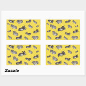 Donkey Multi Rechteckiger Aufkleber (Blatt)