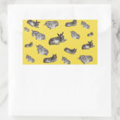 Donkey Multi Rechteckiger Aufkleber (Tasche)