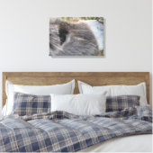 Donkey Nah - Das Gesicht Leinwanddruck (Insitu (Schlafzimmer))