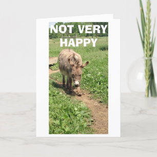 DONKEY NICHT SEHR GLÜCKLICH SAD/BLAU - LEBEN OHNE  KARTE