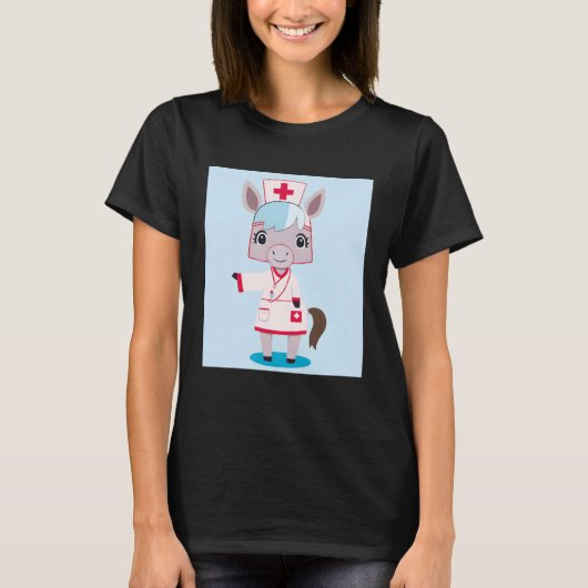 Donkey Nurse for Donkey Donkey T-Shirt (Vorderseite)