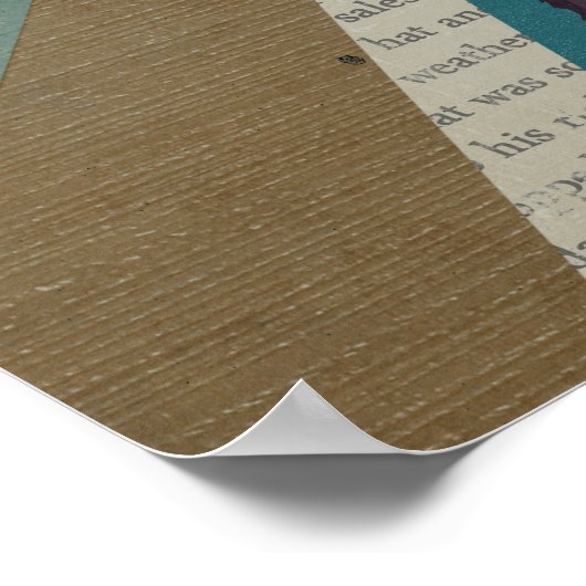 DONKEY & OWL POSTER (Ecke)