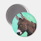Donkey Painting Magnet (Vorderseite/Rückseite)
