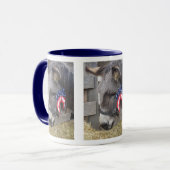 "Donkey Patriotiism" Tasse (Vorderseite Links)