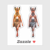 DONKEY PEOPLE AUFKLEBER (Blatt)