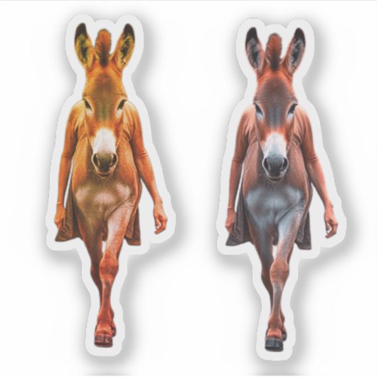 DONKEY PEOPLE AUFKLEBER (Vorderseite)