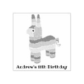 Donkey Pinata Custom Message Geburtstag Gummistempel (Prägung)