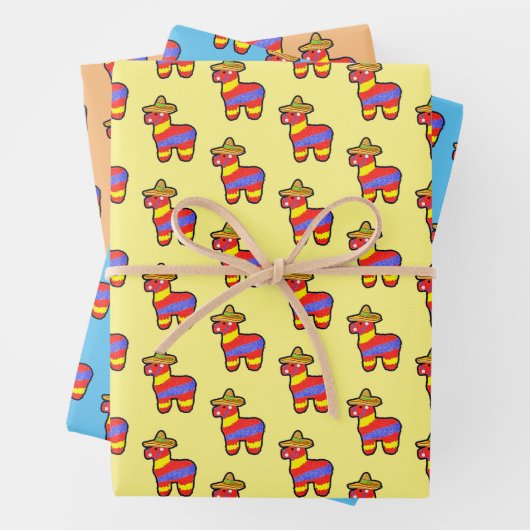 Donkey Pinata! Geschenkpapier Set (Beispiel)