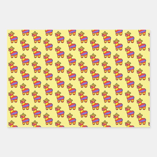 Donkey Pinata! Geschenkpapier Set (Vorderseite)