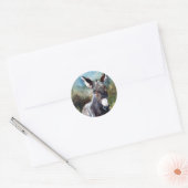 Donkey Portrait Sticker (Umschlag)