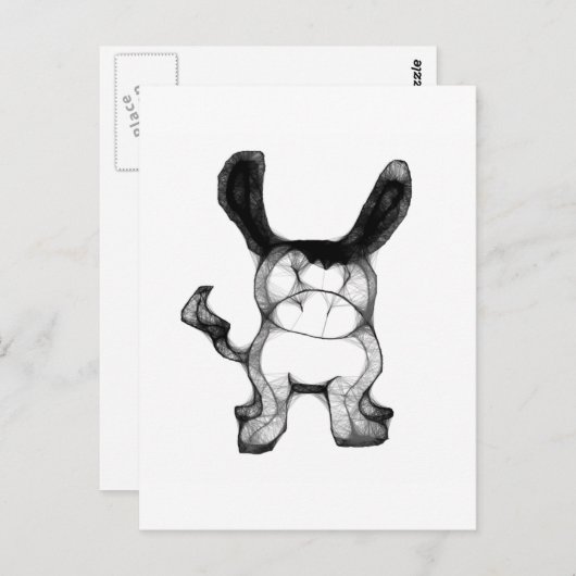 Donkey Postkarte (Vorne/Hinten)