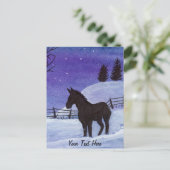 Donkey Postkarte (Stehend Vorderseite)