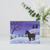 Donkey Postkarte (Stehend Vorderseite)