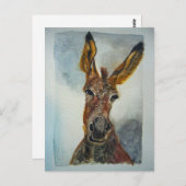 Donkey Postkarte (Vorne/Hinten)