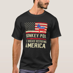 Donkey pox die Krankheit zerstören Amerika Donkeyp T-Shirt