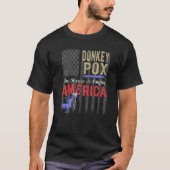 Donkey Pox Politische Satire Anti-Demokrat T-Shirt (Vorderseite)