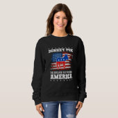 Donkey Pox The Disease Destroying America Sweatshirt (Vorne ganz)