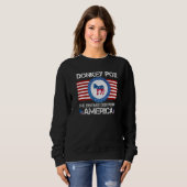Donkey Pox The Disease Destroying America Sweatshirt (Vorne ganz)