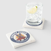 Donkey Punch Marmor Untersetzer (Seitenansicht)