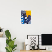 Donkey Punch Painting by Alfred Fox Poster (Heimbüro)
