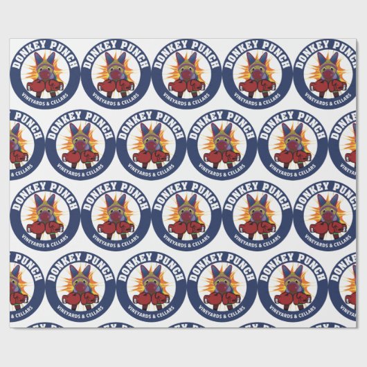 Donkey Punch Wrapper Geschenkpapier (Flach)