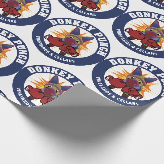 Donkey Punch Wrapper Geschenkpapier (Ecke)