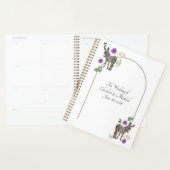 Donkey Purple Floral Wedding Planner Planer (Anzeige)