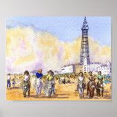 Donkey Rides - Blackpool Poster (Vorne)