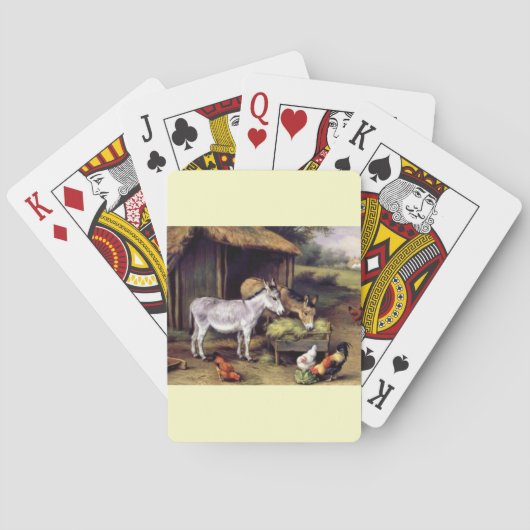 Donkey Rooster Farm Spielkarten (Rückseite)