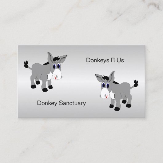 Donkey Sanctuary Visitenkarte (Vorderseite)