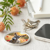 Donkey Sommer Harmonie Landschaft Kunst Schlüsselanhänger (Seite)