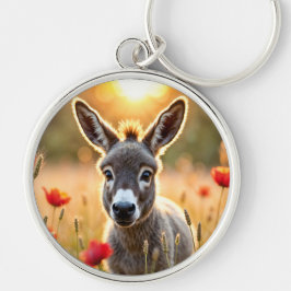 Donkey Sommer Harmonie Landschaft Kunst Schlüsselanhänger