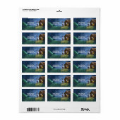 Donkey Stationery Adressaufkleber (Vorne)