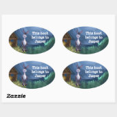 Donkey Stationery Ovaler Aufkleber (Blatt)