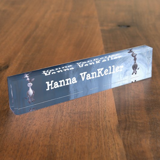 Donkey-Stationierung Namensplakette (Seite)