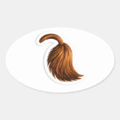 Donkey tail mini sticker sheet for party bag (Vorderseite)