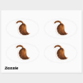 Donkey tail mini sticker sheet for party bag (Blatt)