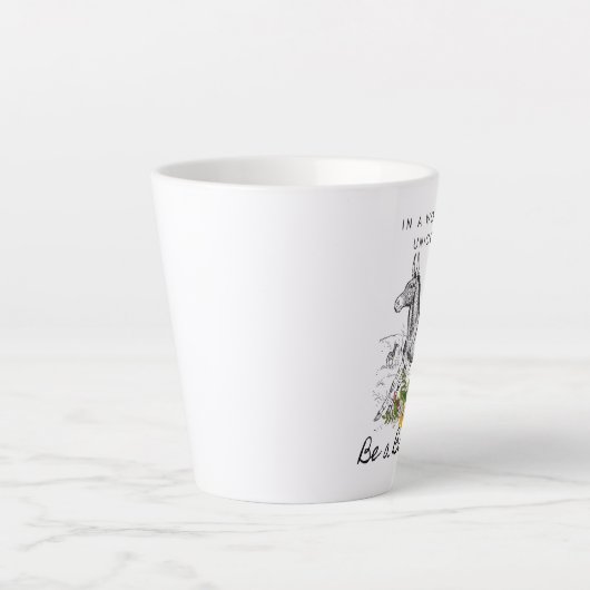 Donkey-Tasse! Donkey liebt Kaffeetasse Milchtasse (Vorderseite)