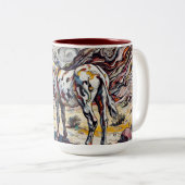Donkey-Tasse Zweifarbige Tasse (VorderseiteRechts)