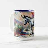 Donkey-Tasse Zweifarbige Tasse (Vorderseite Links)