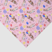 Donkey Tissue Paper in Pink Seidenpapier (Detail)