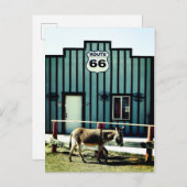 Donkey Town Oatman Arizona Ankündigungspostkarte (Vorne/Hinten)