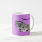 Donkey träumt niedliches Eselfohlen Kaffeetasse (VorderseiteRechts)