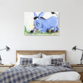 Donkey und Daisy Canvas Print Leinwanddruck (Insitu (Schlafzimmer))
