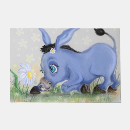 Donkey und Daisy Funny Doormat Fußmatte (Vorderseite)