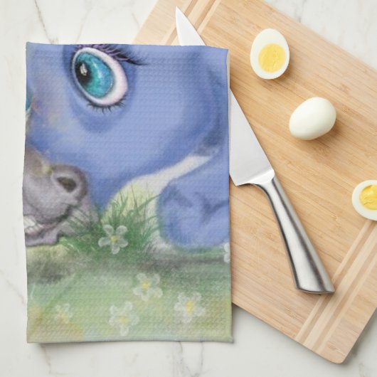 Donkey und Daisy Kitchtuch Geschirrtuch (Viertel Falte)