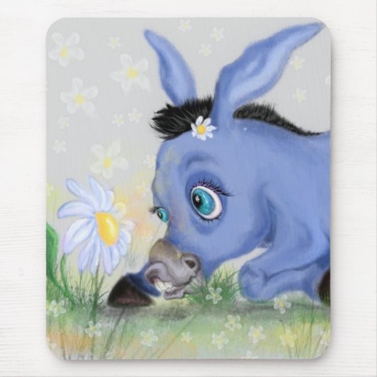 Donkey und Daisy Mouse Pad Mousepad (Vorne)