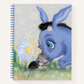 Donkey und Daisy-Notebook Notizblock (Vorderseite)