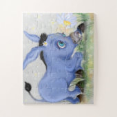 Donkey und Daisy Puzzle Geschenk - Malerei (Vertikal)